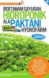 Image of BERTANAM SAYURAN HIDROPONIK ALA PAKTANI  HYDROFARM