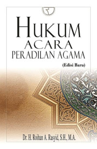 Image of HUKUM ACARA PERADILAN AGAMA (EDISIS TERBARU)